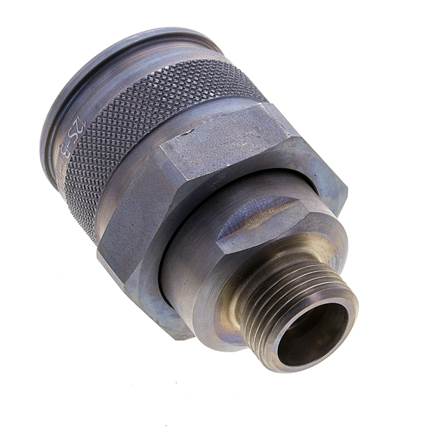 Enchufe hidráulico de acero 12 mm S Anillo de corte ISO 14540/8434-1 D M32 x 3
