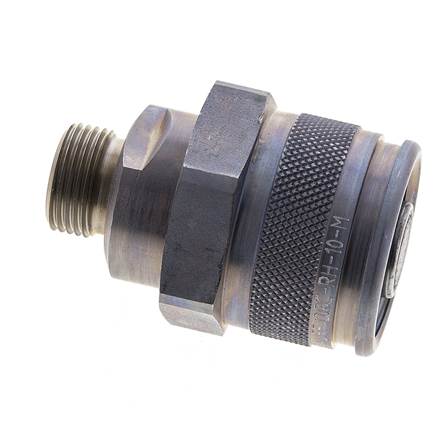 Enchufe hidráulico de acero 12 mm S Anillo de corte ISO 14540/8434-1 D M32 x 3