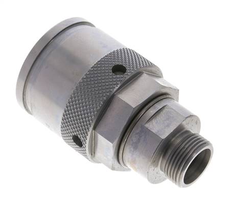 Enchufe hidráulico de acero 20 mm S Anillo de corte ISO 14540/8434-1 D M54 x 4