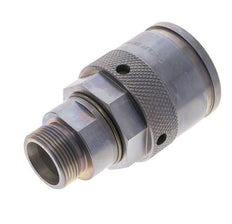 Enchufe hidráulico de acero 25 mm S Anillo de corte ISO 14540/8434-1 D M54 x 4