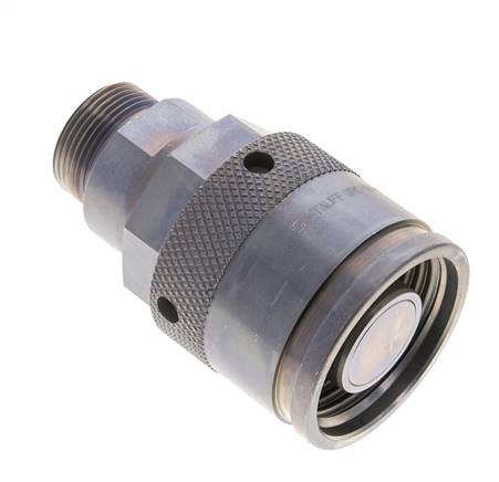 Enchufe hidráulico de acero 25 mm S Anillo de corte ISO 14540/8434-1 D M54 x 4