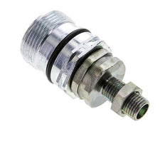 Acero DN 12.5 Acoplamiento hidráulico Enchufe 8 mm L Anillo de compresión Mampara ISO 14541/8434-1 D M36 x 2