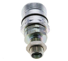 Acero DN 12.5 Acoplamiento hidráulico Enchufe 12 mm L Anillo de compresión Mampara ISO 14541/8434-1 D M36 x 2