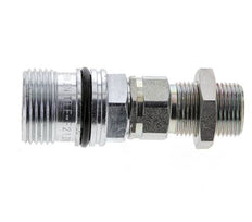 Acero DN 10 Acoplamiento hidráulico Enchufe 12 mm S Anillo de compresión Mampara ISO 14541/8434-1 D M28 x 2