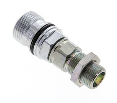 Acero DN 10 Acoplamiento hidráulico Enchufe 12 mm S Anillo de compresión Mampara ISO 14541/8434-1 D M28 x 2