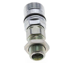 Acero DN 10 Acoplamiento hidráulico Enchufe 12 mm S Anillo de compresión Mampara ISO 14541/8434-1 D M28 x 2