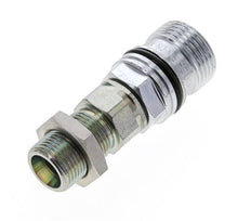 Acero DN 10 Acoplamiento hidráulico Enchufe 12 mm S Anillo de compresión Mampara ISO 14541/8434-1 D M28 x 2