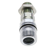 Acero DN 10 Acoplamiento hidráulico Enchufe 12 mm S Anillo de compresión Mampara ISO 14541/8434-1 D M28 x 2