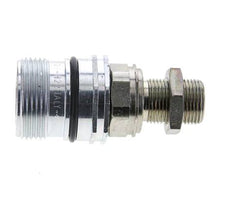Acero DN 12.5 Acoplamiento hidráulico Enchufe 12 mm S Anillo de compresión Mampara ISO 14541/8434-1 D M36 x 2