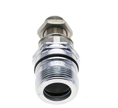 Acero DN 12.5 Acoplamiento hidráulico Enchufe 12 mm S Anillo de compresión Mampara ISO 14541/8434-1 D M36 x 2