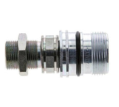 Acero DN 12.5 Acoplamiento hidráulico Enchufe 16 mm S Anillo de compresión Mampara ISO 14541/8434-1 D M36 x 2