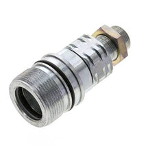 Acero DN 20 Acoplamiento hidráulico Enchufe 14 mm S Anillo de compresión Mampara ISO 14541/8434-1 D M42 x 2
