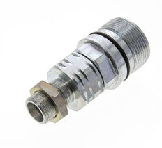 Acero DN 20 Acoplamiento hidráulico Enchufe 14 mm S Anillo de compresión Mampara ISO 14541/8434-1 D M42 x 2
