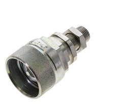 Acero DN 12.5 Acoplamiento hidráulico Tapón 10 mm L Anillo de compresión Mampara ISO 14541/8434-1 D M36 x 2