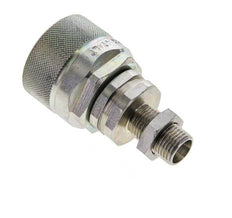 Acero DN 12.5 Acoplamiento hidráulico Tapón 10 mm L Anillo de compresión Mampara ISO 14541/8434-1 D M36 x 2