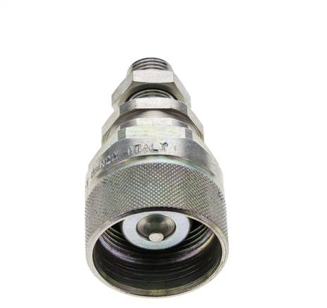 Acero DN 12.5 Acoplamiento hidráulico Tapón 10 mm L Anillo de compresión Mampara ISO 14541/8434-1 D M36 x 2