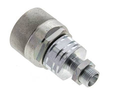 Acero DN 20 Acoplamiento hidráulico Tapón 12 mm L Anillo de compresión Mampara ISO 14541/8434-1 D M42 x 2