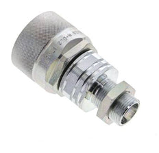 Acero DN 20 Acoplamiento hidráulico Tapón 15 mm L Anillo de compresión Mampara ISO 14541/8434-1 D M42 x 2