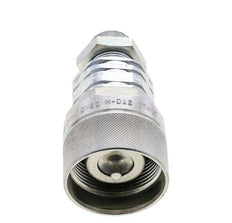 Acero DN 20 Acoplamiento hidráulico Tapón 15 mm L Anillo de compresión Mampara ISO 14541/8434-1 D M42 x 2