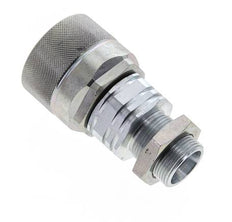 Acero DN 20 Acoplamiento hidráulico Tapón 18 mm L Anillo de compresión Mampara ISO 14541/8434-1 D M42 x 2