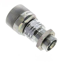 Acero DN 20 Acoplamiento hidráulico Tapón 22 mm L Anillo de compresión Mampara ISO 14541/8434-1 D M42 x 2