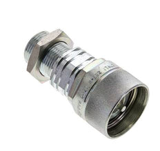 Acero DN 20 Acoplamiento hidráulico Tapón 22 mm L Anillo de compresión Mampara ISO 14541/8434-1 D M42 x 2