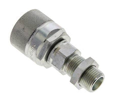 Acero DN 10 Acoplamiento hidráulico Tapón 10 mm S Anillo de compresión Mampara ISO 14541/8434-1 D M28 x 2