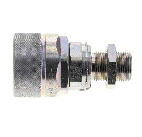 Acero DN 12.5 Acoplamiento hidráulico Tapón 12 mm S Anillo de compresión Mampara ISO 14541/8434-1 D M36 x 2