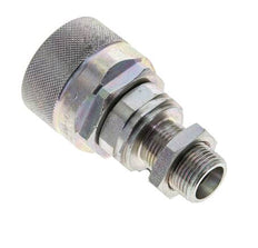 Acero DN 12.5 Acoplamiento hidráulico Tapón 12 mm S Anillo de compresión Mampara ISO 14541/8434-1 D M36 x 2