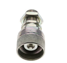 Acero DN 12.5 Acoplamiento hidráulico Tapón 16 mm S Anillo de compresión Mampara ISO 14541/8434-1 D M36 x 2
