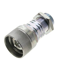 Acero DN 20 Acoplamiento hidráulico Tapón 20 mm S Anillo de compresión Mampara ISO 14541/8434-1 D M42 x 2