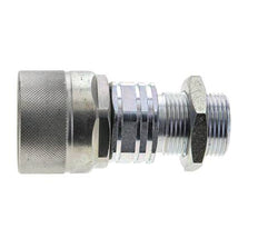 Acero DN 20 Acoplamiento hidráulico Tapón 20 mm S Anillo de compresión Mampara ISO 14541/8434-1 D M42 x 2
