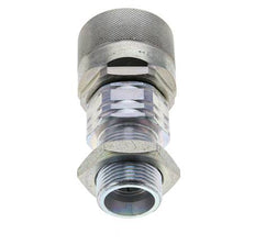 Acero DN 20 Acoplamiento hidráulico Tapón 20 mm S Anillo de compresión Mampara ISO 14541/8434-1 D M42 x 2