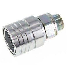Acero DN 25 Acoplamiento hidráulico Toma 20 mm S Anillo de compresión ISO 7241-1 A/8434-1 D 34,3mm