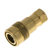 Acoplamiento hidráulico de latón DN 5 con rosca NPT hembra de 1/8 de pulgada ISO 7241-1 B D 10,9mm