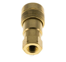 Acoplamiento hidráulico de latón DN 5 con rosca NPT hembra de 1/8 de pulgada ISO 7241-1 B D 10,9mm