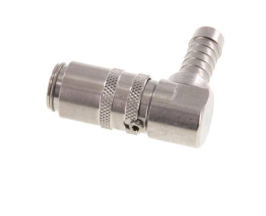 Racor de compresión recto de PVDF de 6x4 mm y G1/8'' con rosca hembra 10 bar
