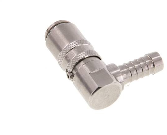 Racor de compresión recto de PVDF de 6x4 mm y G1/8'' con rosca hembra 10 bar