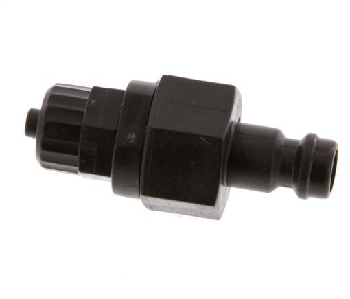Tapón de acoplamiento POM DN 5 Tuerca de unión 4x6 mm