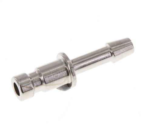 Tapón de anclaje de aire de latón niquelado DN 2,7 (Micro) Pilar de manguera de 3 mm [10 piezas]