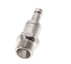 Acero inoxidable 316L DN 2,7 (Micro) Acoplamiento de aire Enchufe G 1/8 pulgadas Macho Doble Cierre
