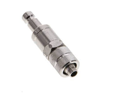 Acero inoxidable 316L DN 2,7 (Micro) Acoplamiento de aire Tapón 4x6 mm Tuerca de unión Doble cierre