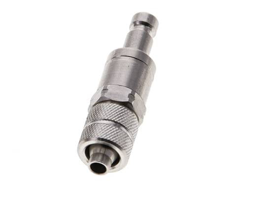 Acero inoxidable 316L DN 2,7 (Micro) Acoplamiento de aire Tapón 4x6 mm Tuerca de unión Doble cierre