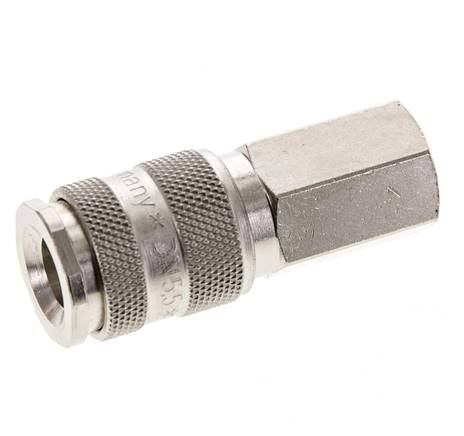 Latón niquelado DN 5,5 (Orion) Acoplamiento de aire Enchufe G 1/4 pulgada Hembra