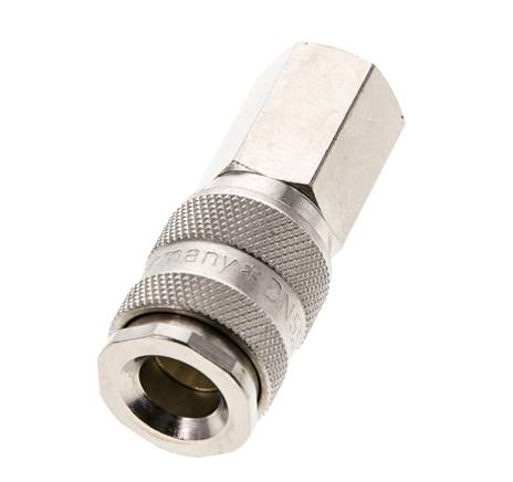 Latón niquelado DN 5,5 (Orion) Acoplamiento de aire Enchufe G 1/4 pulgada Hembra
