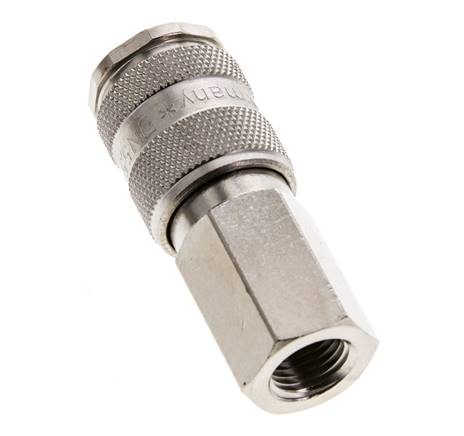 Latón niquelado DN 5,5 (Orion) Acoplamiento de aire Enchufe G 1/4 pulgada Hembra