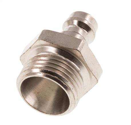 Acero endurecido DN 5 Acoplamiento de aire Enchufe G 3/8 pulgadas Macho