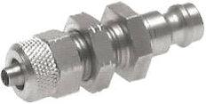 Acero inoxidable 316L DN 5 Acoplamiento de aire Tapón 6x8 mm Tuerca de unión Mampara