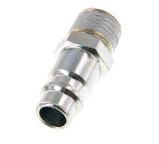 Acoplamiento de aire DN 7.2 (Euro) de acero endurecido R 1/4 pulgada Macho [2 Piezas]