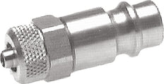 Tapón de acoplamiento de aire de latón niquelado DN 7.2 (Euro) Tuerca de unión de 8x10 mm [2 piezas]
